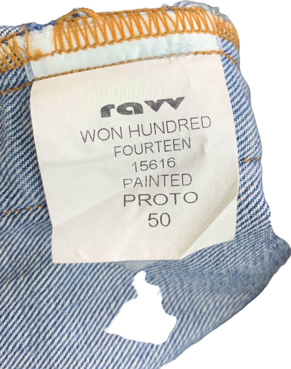 Won Hundred Blue Denim Jacket UK L