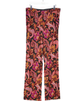 Etro Black Paisley Straight Leg Trousers UK 14