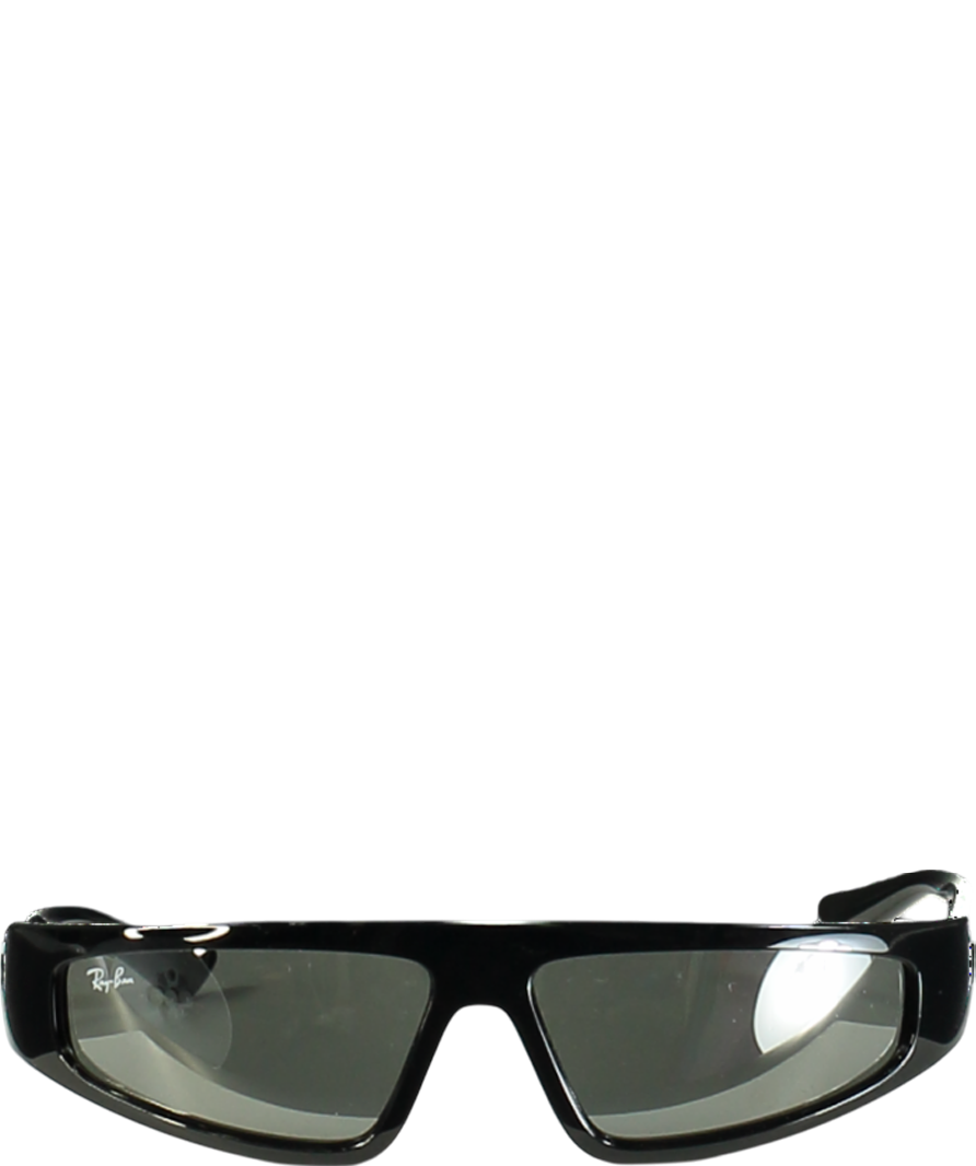 Ray-Ban Black Izaz Bio-based Sunglasses in case
