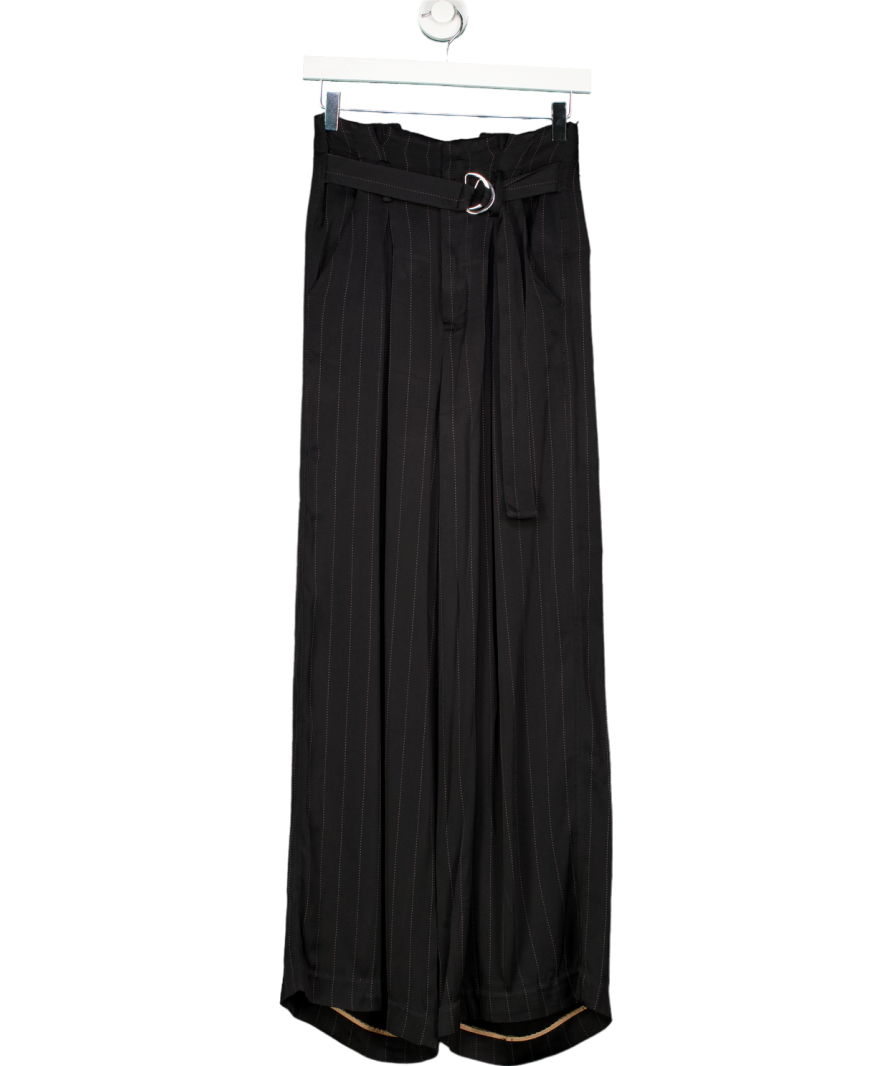 Divine Heritage Black High Waist Stripe Trouser UK XS