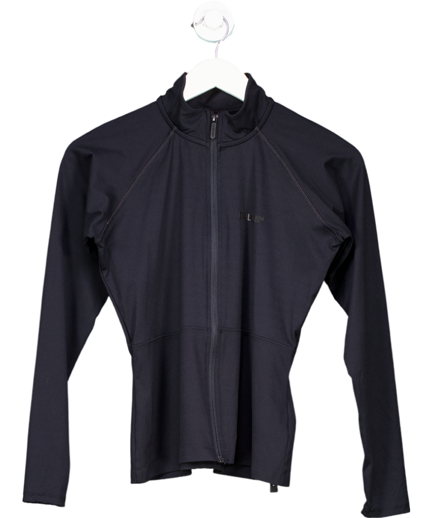 Daily SZN Black Zip Up Training Top UK M