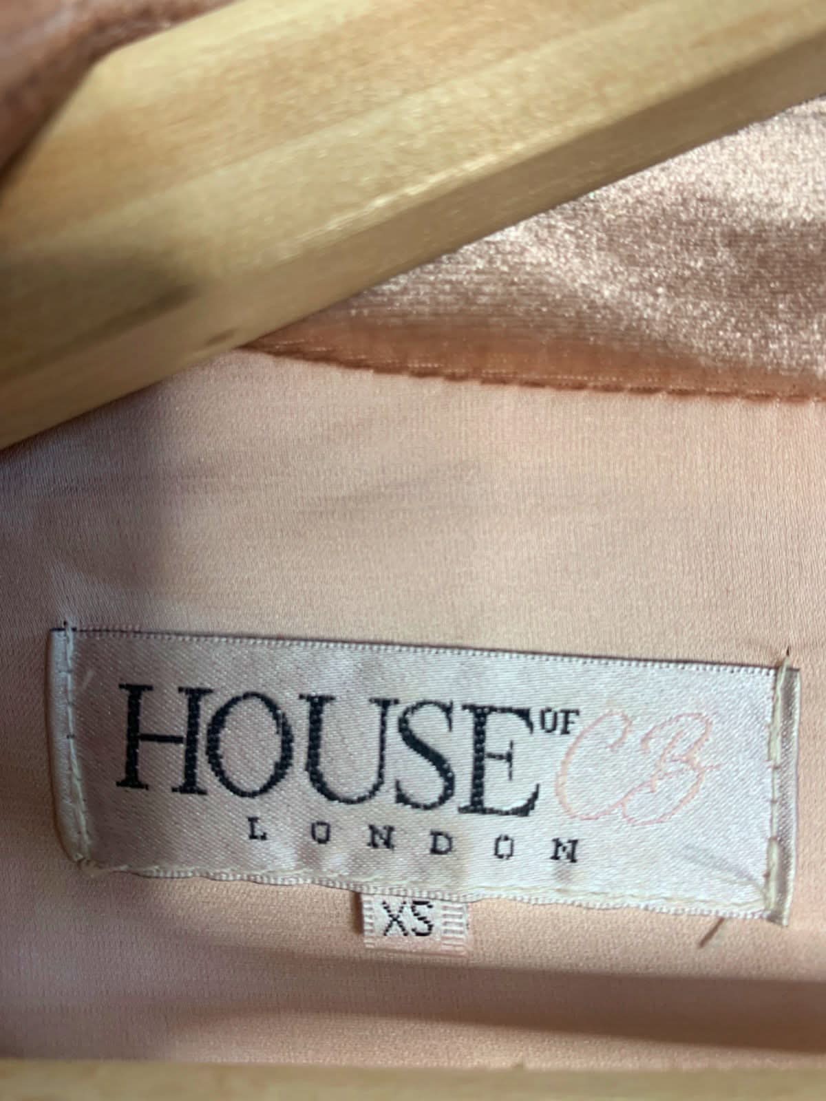 House of CB Copper Velvet Farrah Dress XS