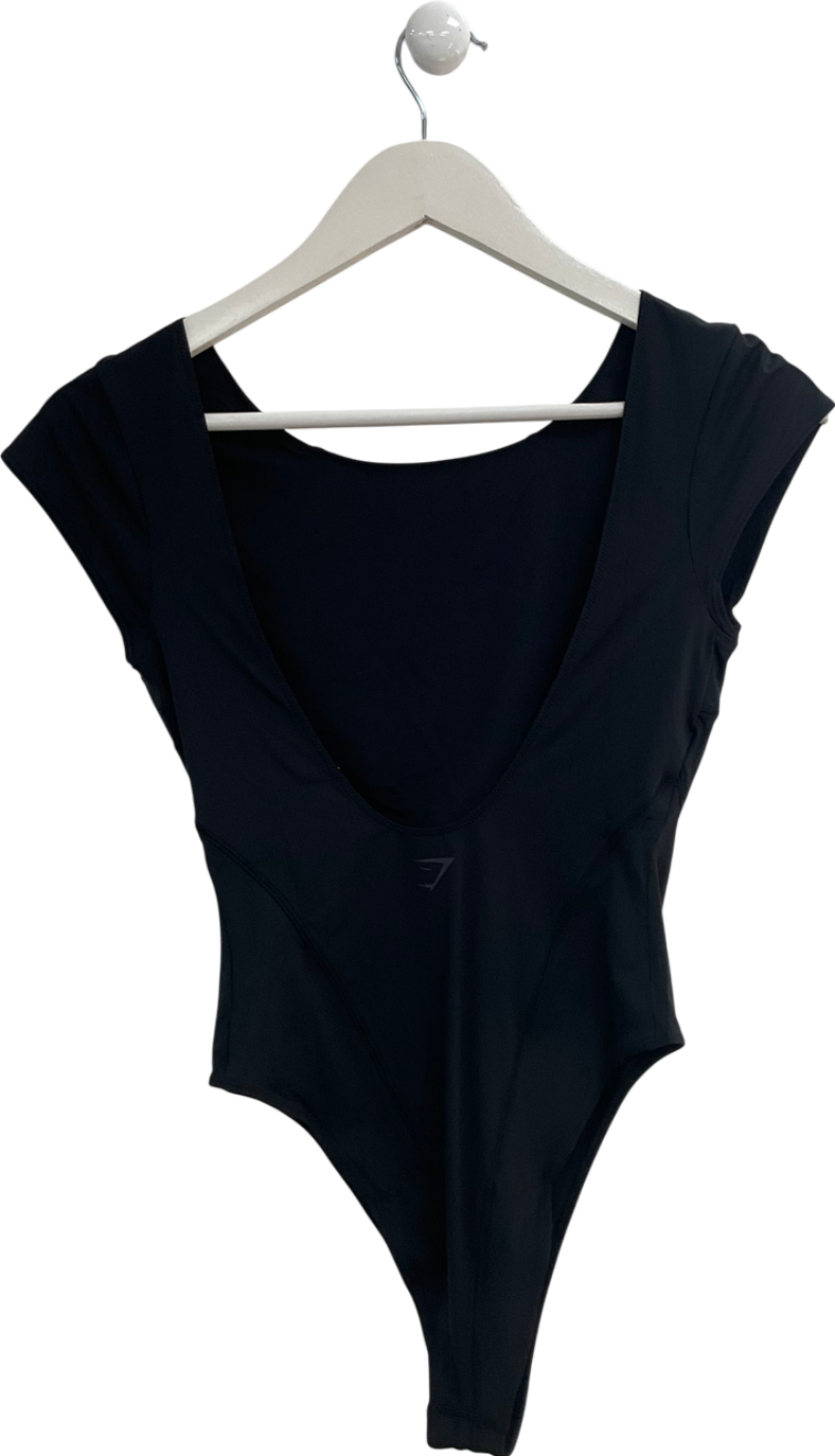 gymshark Black Elevate Bodysuit UK S