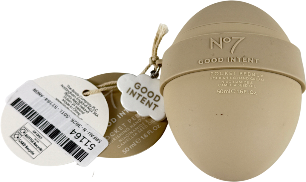 No7 Good Intent Pocket Pebble Nourishing Hand Cream 50ml