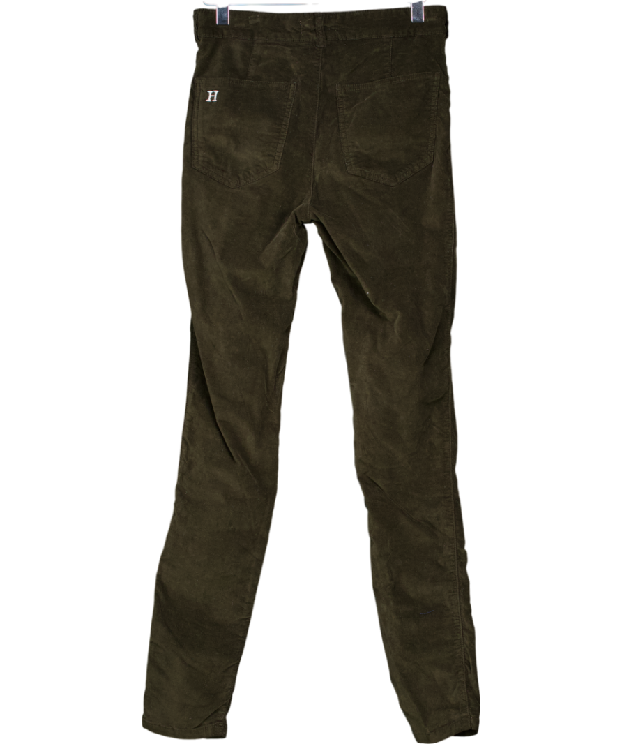 Hartwell Brown Rosie Super Skinny Moleskin Trousers UK 8