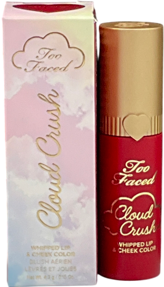 Too Faced Cloud Crush Whipped Lip & Cheek Lip Colour Red Velvet 4.3g