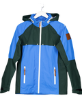 Tory Burch Blue Sport All-weather Colorblock Jacket UK XS