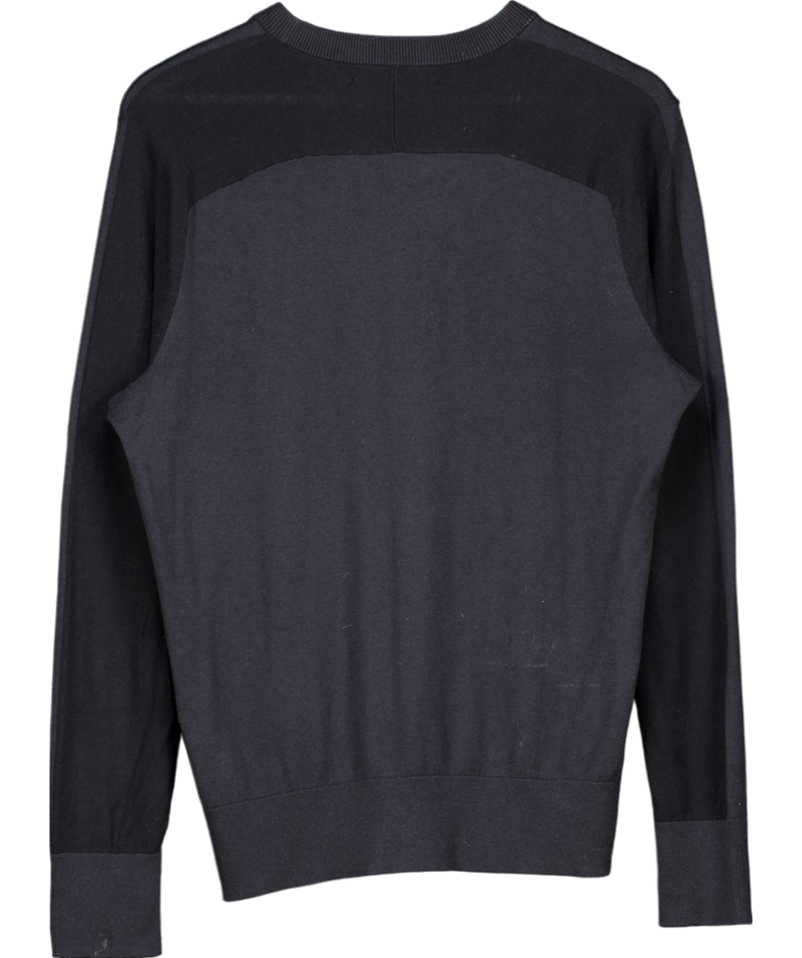 Rag & Bone Black Downing Relaxed Fit Cashmere Sweater UK M