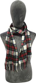 Kiltane Multicoloured Made In Scotland Princeton Check Cashmere Scarf One Size