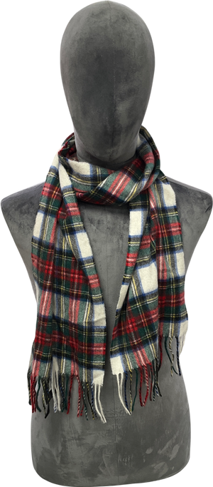 Kiltane Multicoloured Made In Scotland Princeton Check Cashmere Scarf One Size