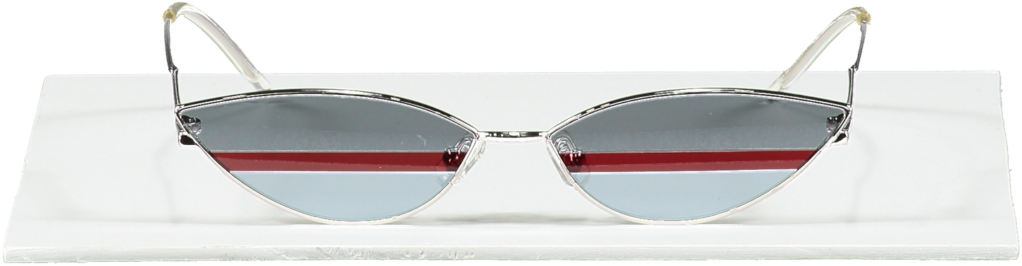 GENTLE MONSTER Metallic Slim Mirror Lens Poxi Sunglasses O