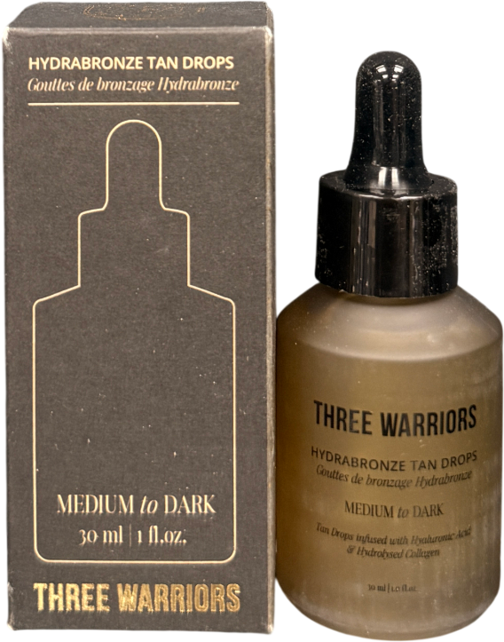 three warriors Hydra Bronze Tanning Drops 30ml