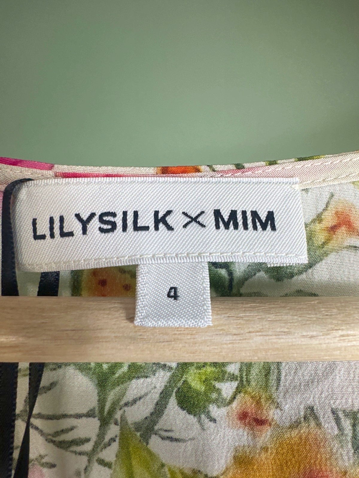 LilySilk Floral Midi Dress UK 8