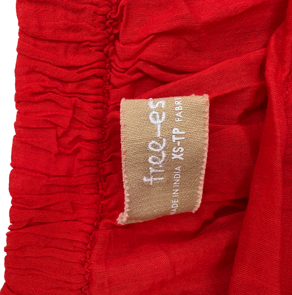 Free People Red Aimee Top And Skirt Co-ord UK XS