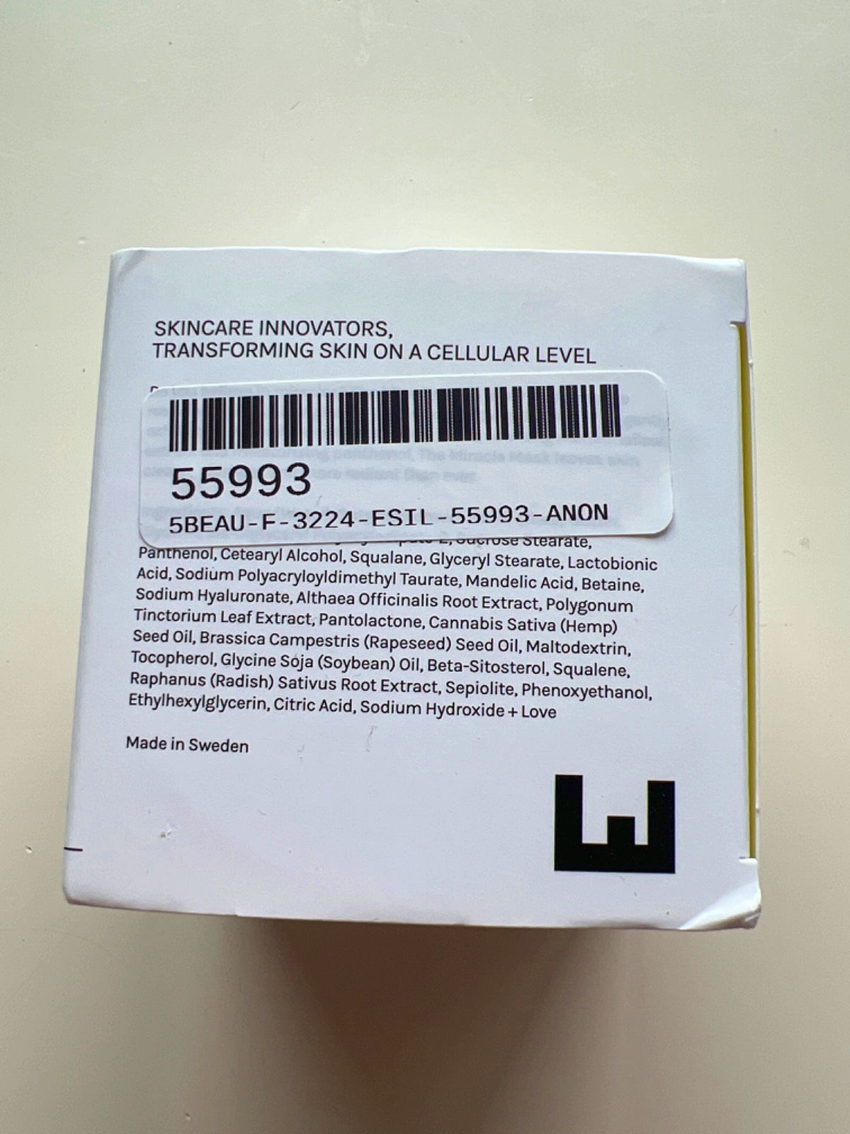 Mantle The Miracle Face Mask Resurfacing Glow-up Mask 75ml