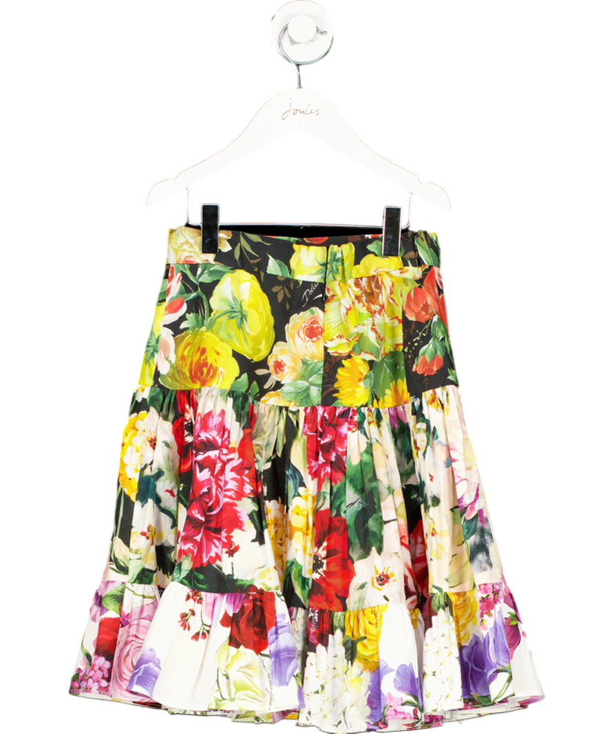 Dolce & Gabbana Multicoloured Cotton Floral Skirt 7 Years