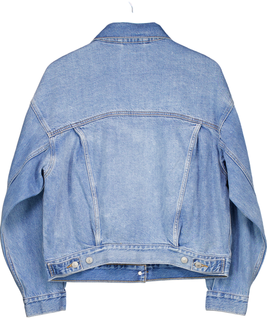 levis Blue Mid-blue 90's Trucker Jacket UK S