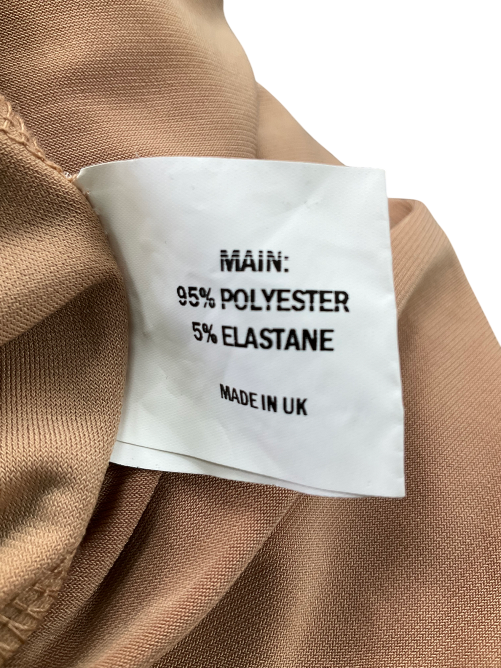 Amazing London Beige Long Sleeve Top UK S/M