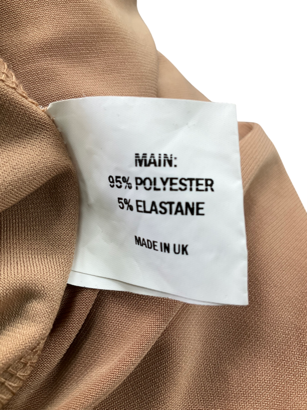 Amazing London Beige Long Sleeve Top UK S/M