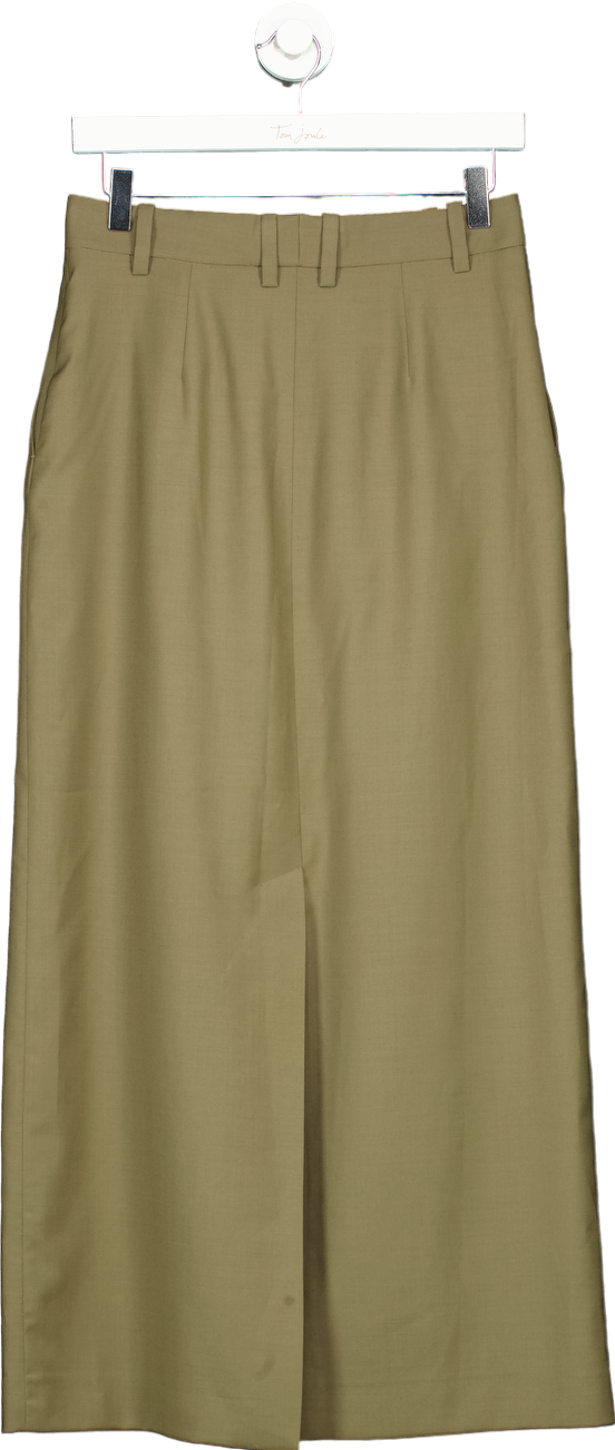 Tom James Olive Green Wide Leg Trousers UK 10