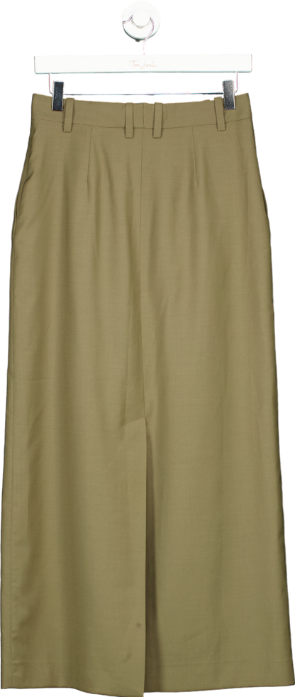 Tom James Olive Green Wide Leg Trousers UK 10