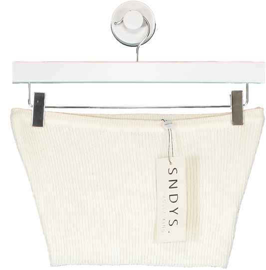 Sndys Cream Davia Knit Crop UK S