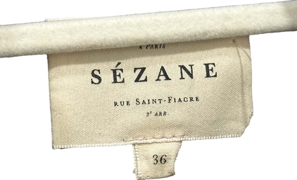 Sézane Grey Wool Blend Jacket EU 36 UK 8