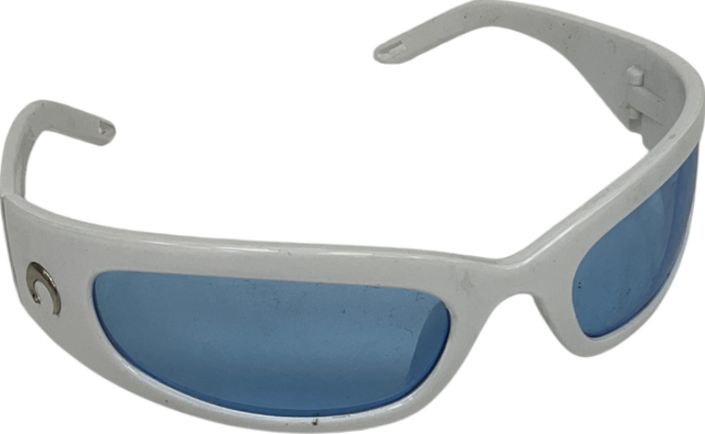 White Cycling Windshield Sunglasses One Size