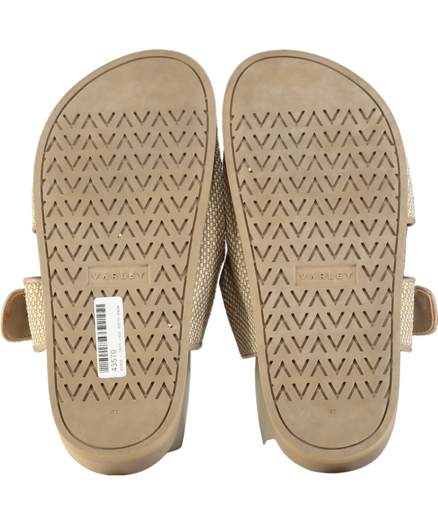 Varley Cream Latona Textile Sandal UK 8 EU 41 👠