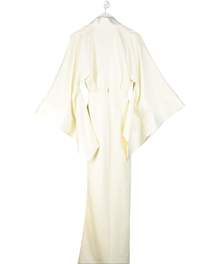 Magic Atelier Cream Kimono Kyoto Maxi Dress (no Belt) UK 8