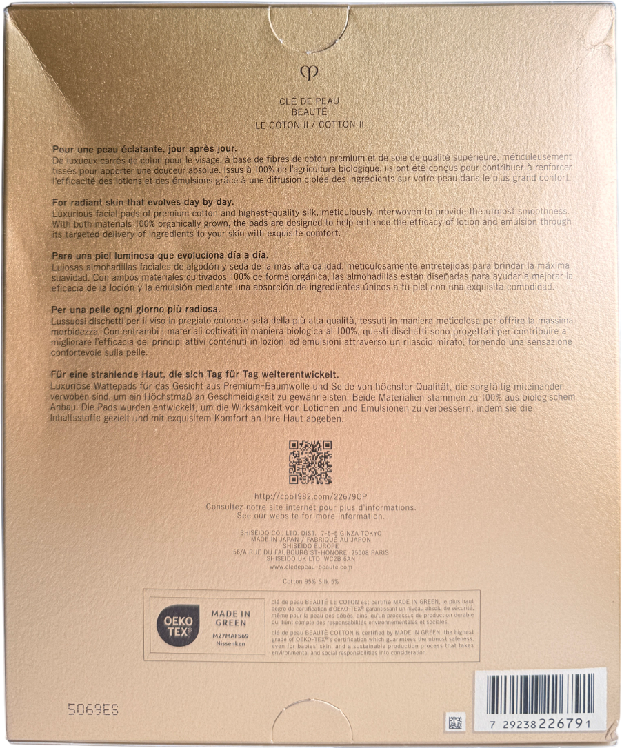 Cle de Peau Beauté Cotton 120 sheets