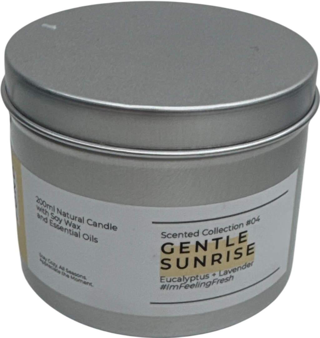 Lost + Fond White Gentle Sunrise. Eucalyptus Essential Oil Lavender Soy Candle One Size
