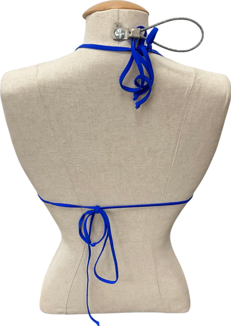 White Fox Blue Golden Hour Bikini Top UK M