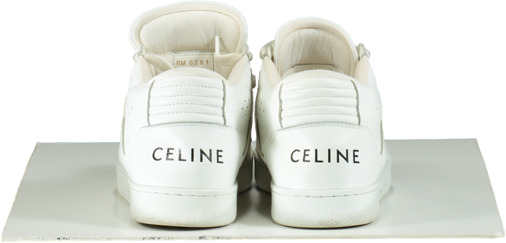 Celine White High-Top Trainers UK 5 EU 38