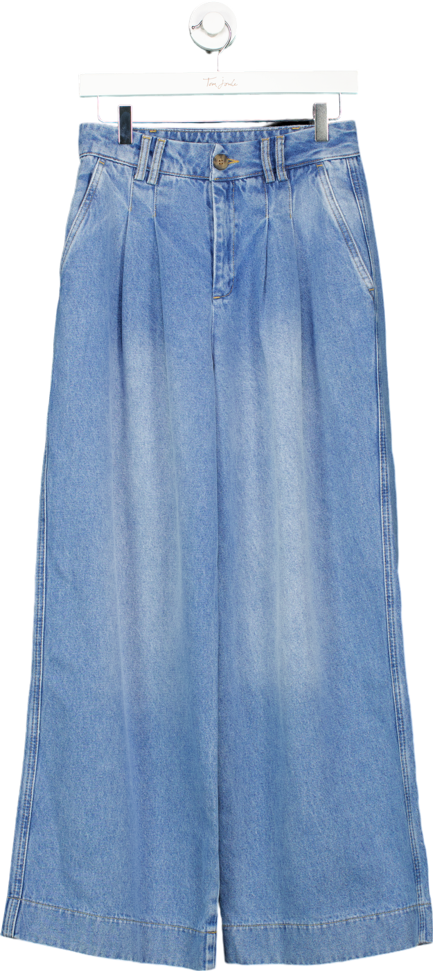 WAT The Brand Blue Wide Leg Jeans UK 8