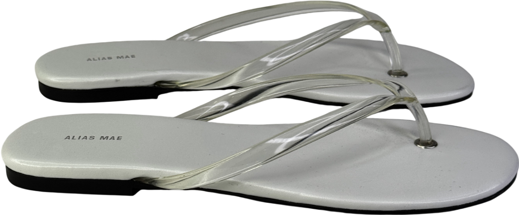Alias Mae Henry Thong Sandals White UK 6 EU 39 👠