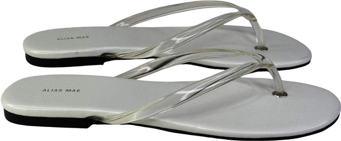 Alias Mae Henry Thong Sandals White UK 6 EU 39 👠