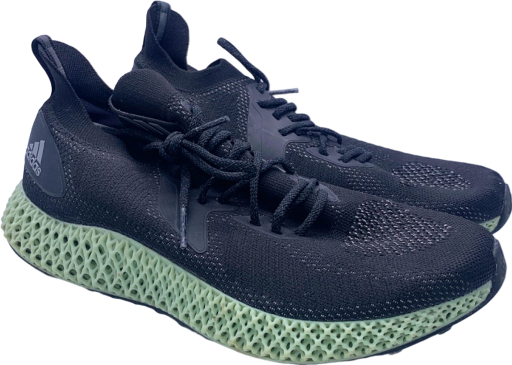 Adidas Black Alphaedge 4D Sneakers UK 9.5
