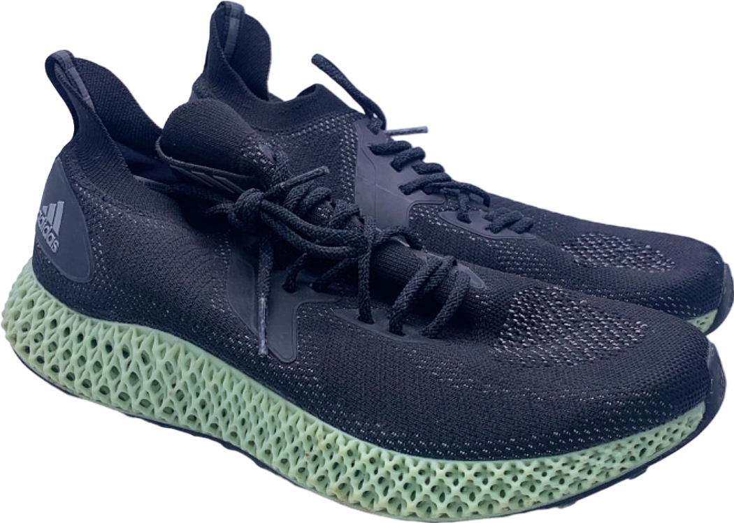 Adidas Black Alphaedge 4D Sneakers UK 9.5