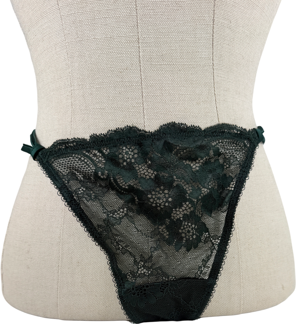 Wacoal Green Natsuki Lace Balcony Bra Brief Set Bra Size 32dd UK S
