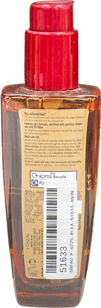 loreal Elvive Extraordinary Oil For Coloured Hair 100ml