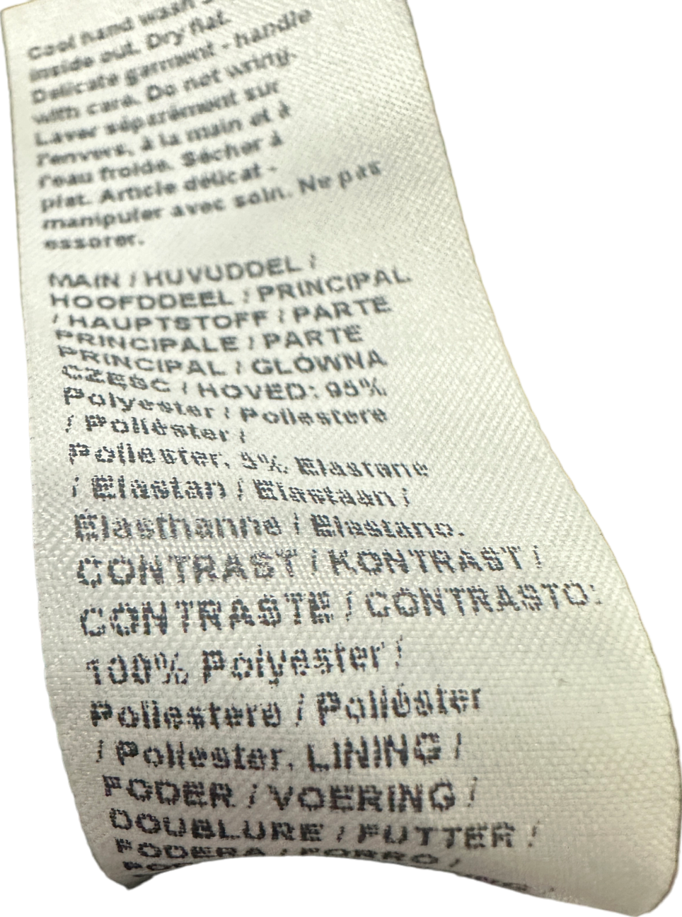 River Island Black Sequin Trousers UK 24