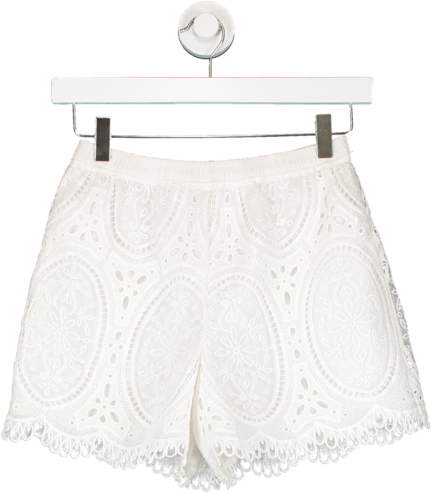 River Island White Girls Lace Shorts 11-12 Years 11 Years