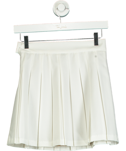 Karl Kani White Signature Tennis Skirt UK S