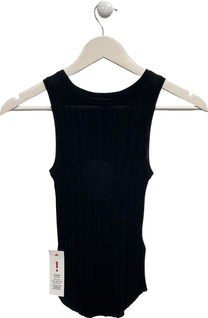 Bardot Black Merel Knit Tank Top UK XS