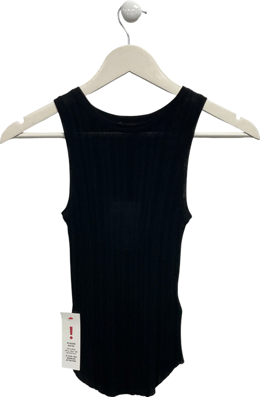 Bardot Black Merel Knit Tank Top UK XS