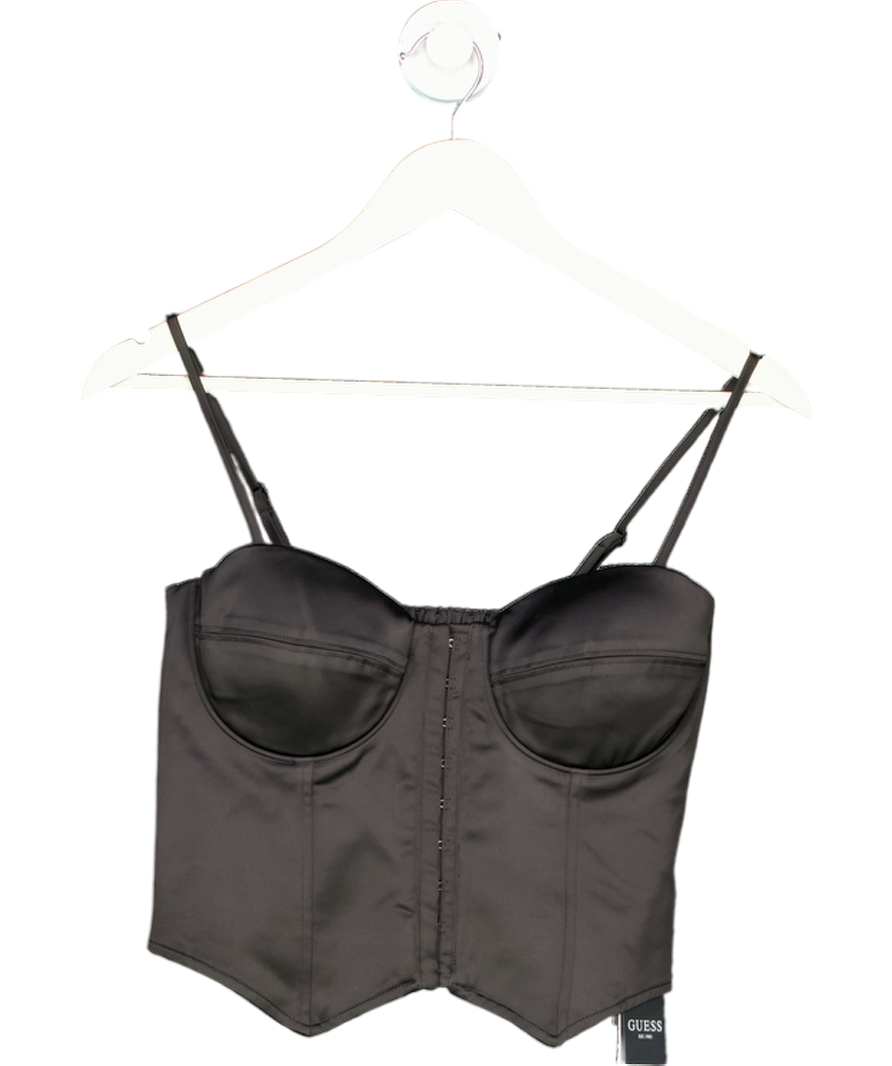 Guess Black Corset Top UK XS