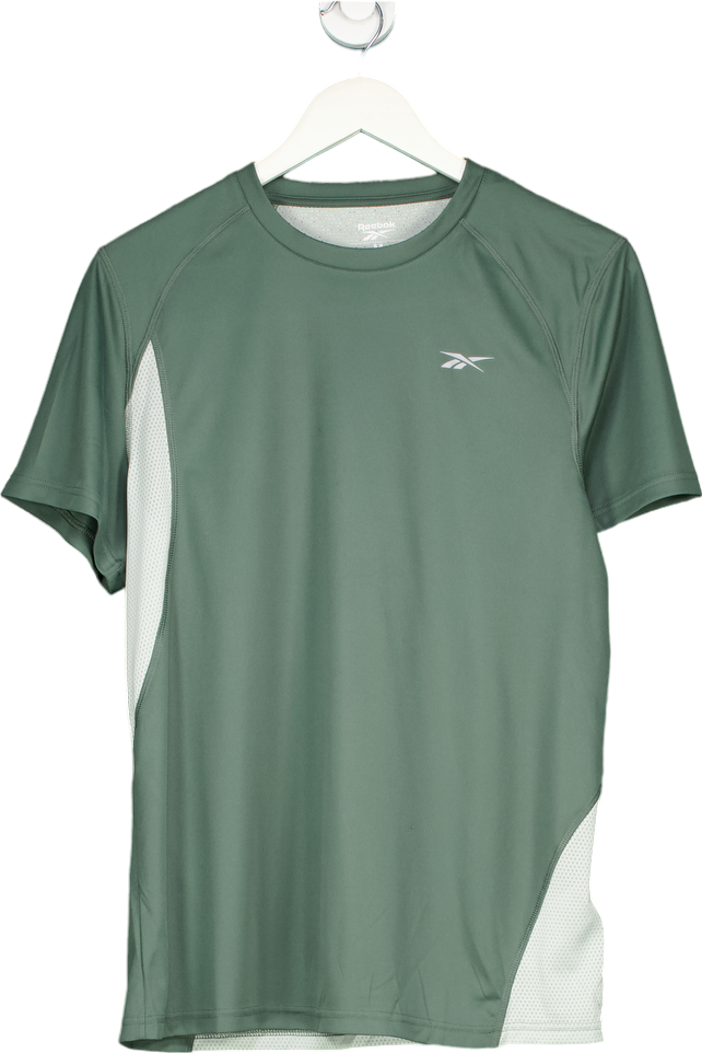 Reebok Green Performance T-Shirt UK M