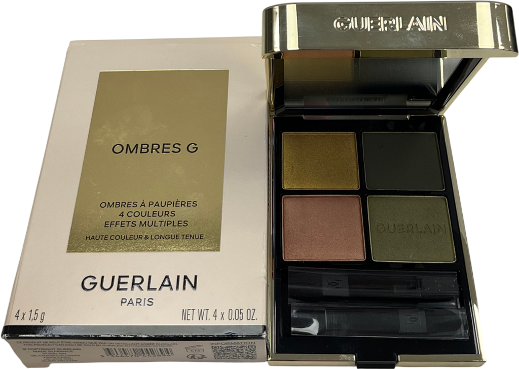 Guerlain Eyeshadow Quad Multi-effect, High Colour & Long Wear 870 Emerald Feather 4x1.5g