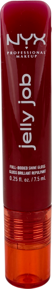 NYX Jelly Job, Full-bodied Shine Gloss, Lip-smoothing Shine 14 Cherry 7.5ml